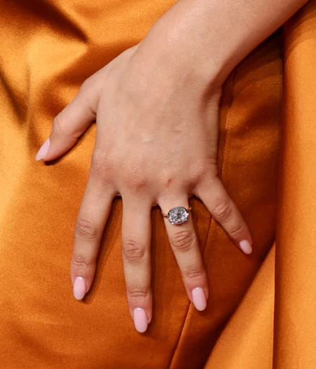 Zendaya Tom Holland Engagement Ring At Golden Globes