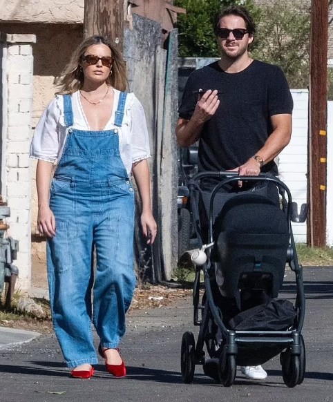 Margot Robbie with Husband Tom Ackerley and first child