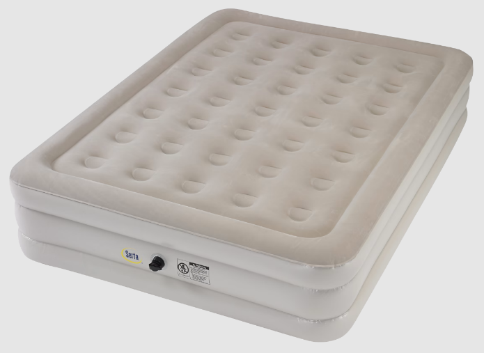 Serta Raised Air Mattress with Never Flat Pump