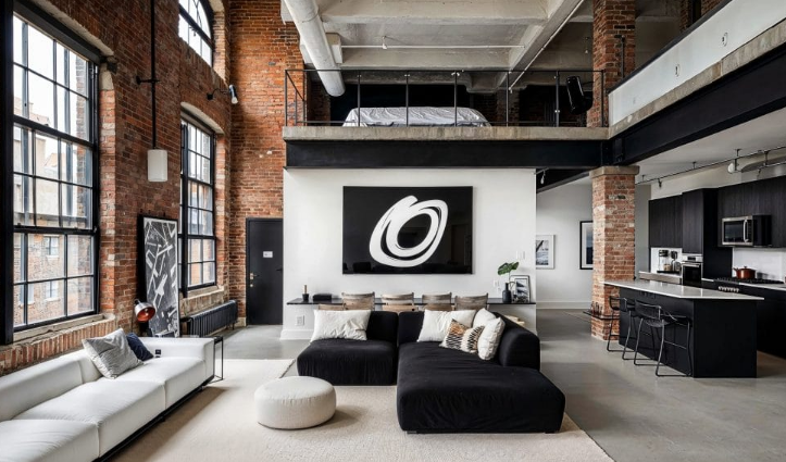 Faux Industrial Decor